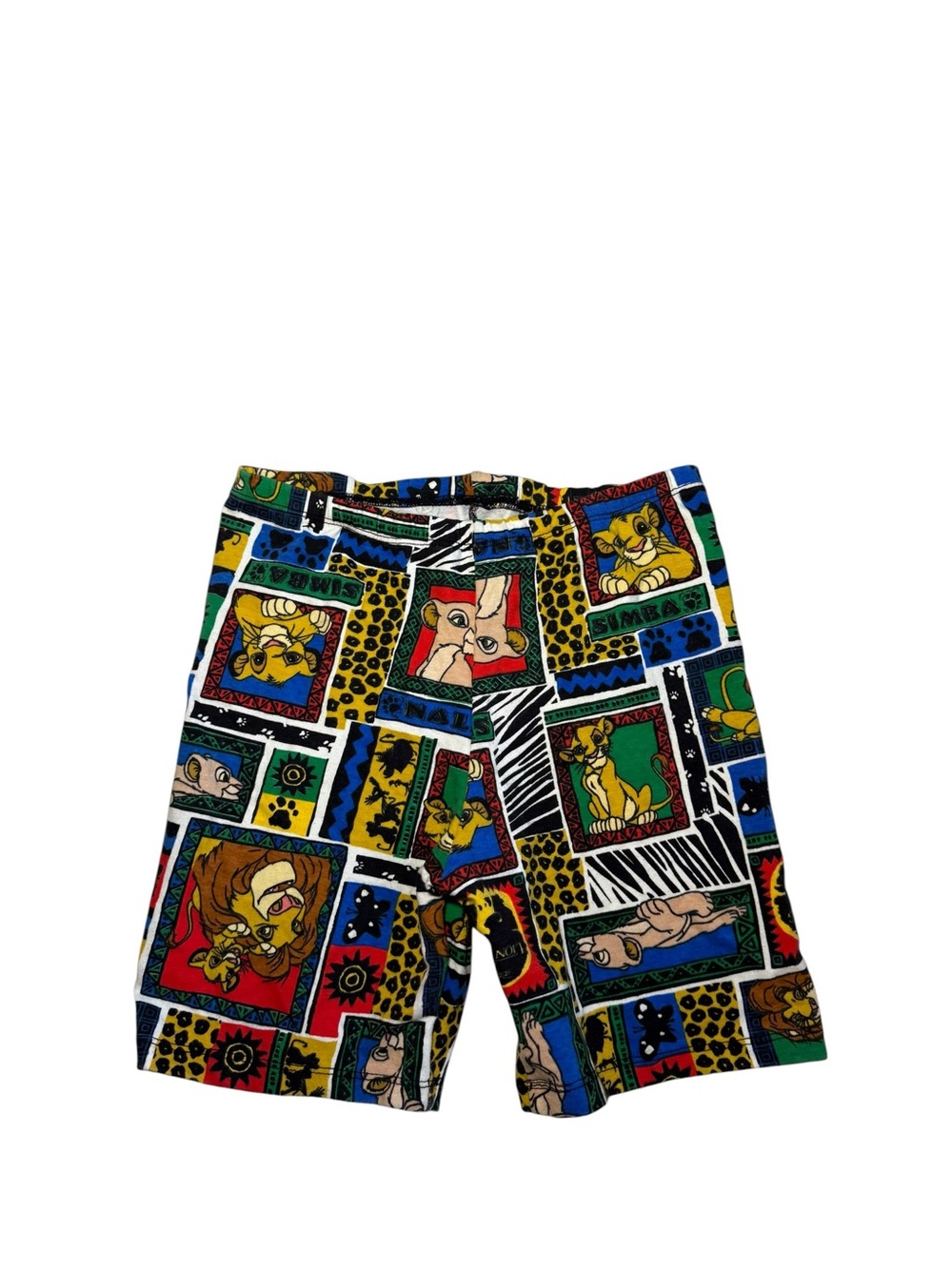 Vintage Lion King AOP Biker Shorts
